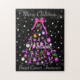 Quebra-cabeça Árvore de Natal do Cancer da Mama