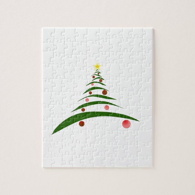 Quebra-cabeça Árvore de Natal na moda (Vertical)