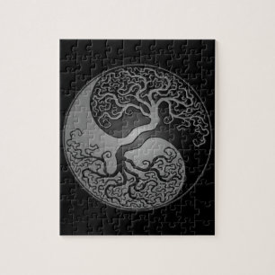 Quebra-cabeça Árvore escura de Yin Yang