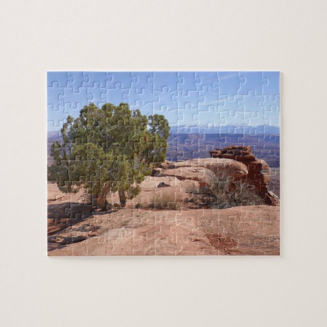 Quebra-cabeça Árvore fora das Rochas Vermelhas II em Canyonlands (Horizontal)