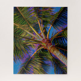 Quebra-cabeça Árvore Palm Hawaii brilhante