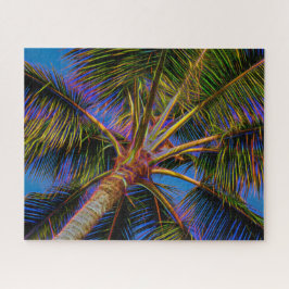 Quebra-cabeça Árvore Palm Hawaii brilhante