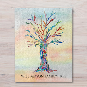 Quebra-cabeça Árvore Personalizada da Família