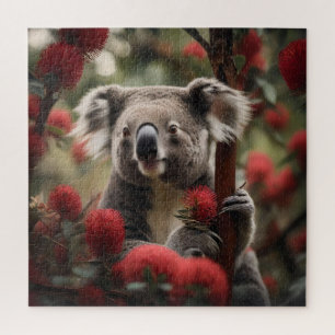 Quebra-cabeça Árvore Red Banksia Com Urso Koala,