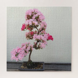 Quebra-cabeça Árvore Rosa Bonsai