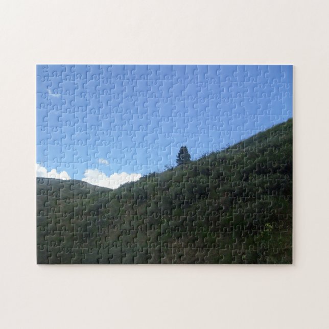 Quebra-cabeça Árvore Solitária (Horizontal)