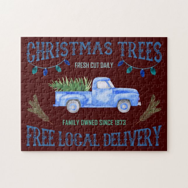 QUEBRA-CABEÇA ÁRVORES DE NATAL (Horizontal)