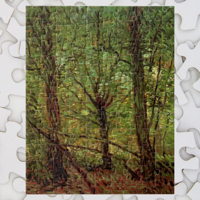 Quebra-cabeça Árvores e Sub-bosque por Vincent van Gogh (Criador carregado)