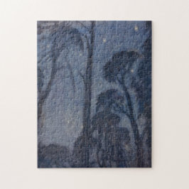 Quebra-cabeça Árvores em Twilight (por Edward Robert Hughes)