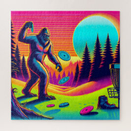 Quebra-cabeça Árvores escuras | Humor de Golfe em Disco Bigfoot