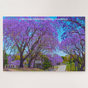 Quebra-cabeça Árvores Jacaranda da Austrália Jigsaw Puzzle