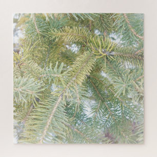 Quebra-cabeça Árvores Spruce cobertas de neve. Comprar Agora