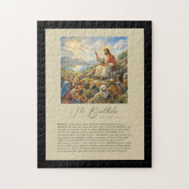 Quebra-cabeça As Bem-Aventuranças Mateus 5:3–12 Sermão da Montan