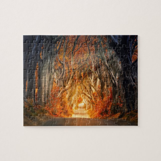 Quebra-cabeça As Coberturas Escuras Antrim A Irlanda. (Horizontal)