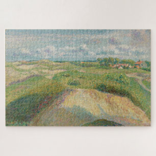 Quebra-cabeça As Dunas em Knokke, Efeito do Sol por Pissarro
