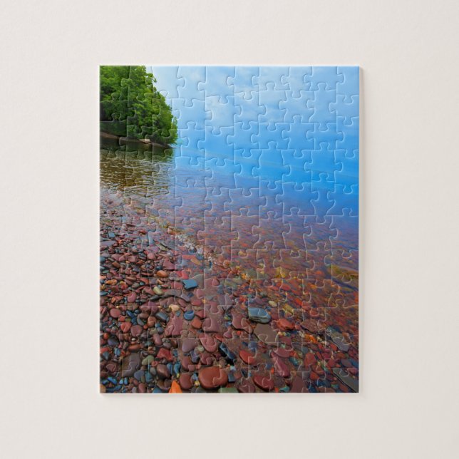 Quebra-cabeça As margens do lago superior - 8x10 - 110 pcs (Vertical)