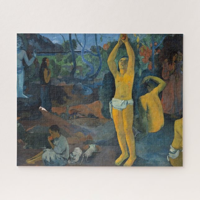 Quebra-cabeça As Mulheres De Gauguin Tahitian De Onde Vimos? (Horizontal)