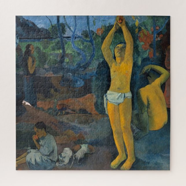 Quebra-cabeça As Mulheres De Gauguin Tahitian De Onde Vimos? (Vertical)