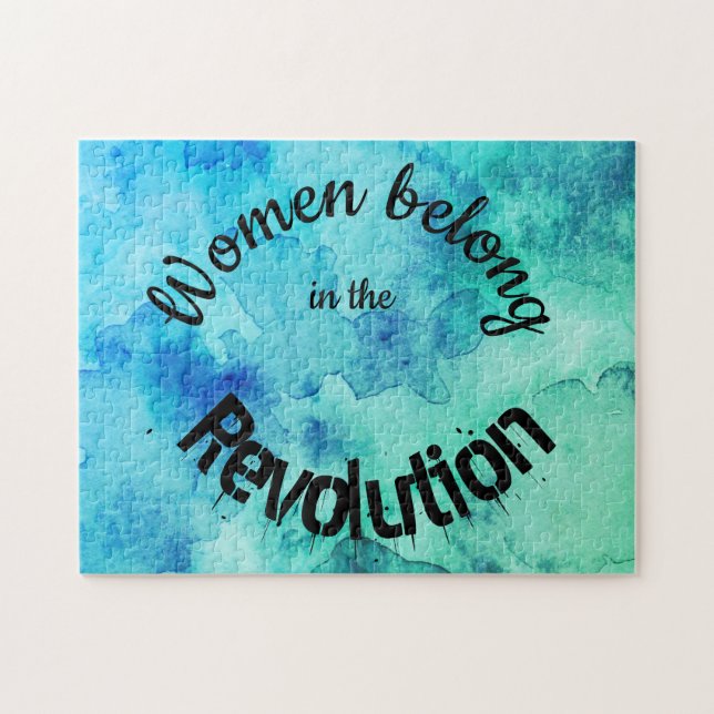 Quebra-cabeça As mulheres pertencem… arte feminista do (Horizontal)