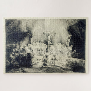 Quebra-cabeça As Três Cruzes por Rembrandt van Rijn Edição 2