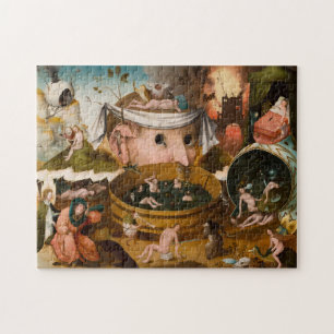 Quebra-cabeça As visões de Tondal, 1479, por Hieronymus Bosch