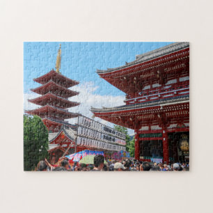 Quebra-cabeça Asakusa Pagoda Sensoji Shinto Tóquio Japão