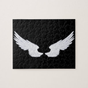 Quebra-cabeça Asas brancas do anjo de Falln