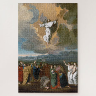Quebra-cabeça Ascensão (Cristo de Jesus Crescendo no Céu)