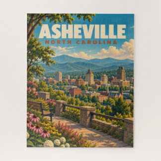 Quebra-cabeça Asheville Antiga Montanhas Blue Ridge