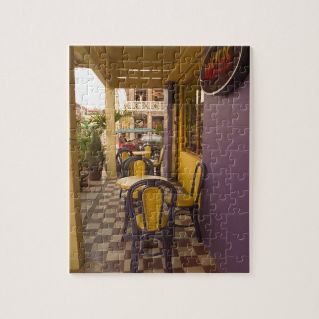 Quebra-cabeça Ásia, Camboja, Siem Reap, café. (Vertical)
