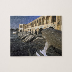 Quebra-cabeça Ásia, Irã, Isfahan. Ponte Pol-e Khaju.