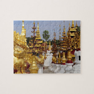 Quebra-cabeça Ásia, Myanmar (Birmânia), Bagan (Pagan). O Shwe 5