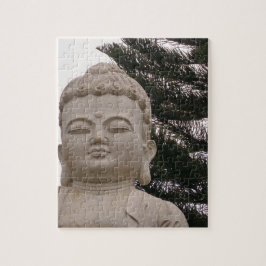 Quebra-cabeça asiático, vietnamita, arte, escultura, buda,