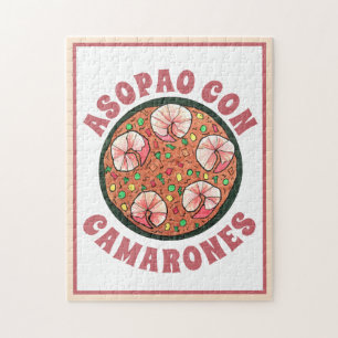 Quebra-cabeça Asopao con Camarones Porto-Riquenho Stew