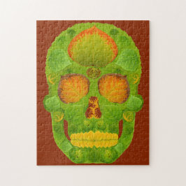 Quebra-cabeça Aspen Folha Skull 10