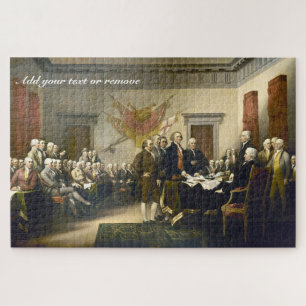Quebra-cabeça Assinatura da Declaração de Independência,