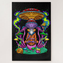 Quebra-cabeça Assistente de Cogumelo Trippy Pyagelic