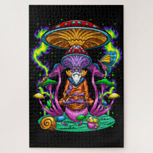 Quebra-cabeça Assistente de Cogumelo Trippy Pyagelic
