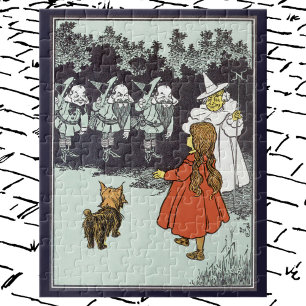 Quebra-cabeça Assistente de Vintage de Oz Dorothy Toto Glinda Mu