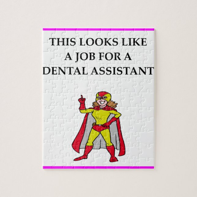 Quebra-cabeça Assistente DENTAL (Vertical)