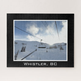 Quebra-cabeça Assobiador Montanha BC Canadá Presidente Ski Snow