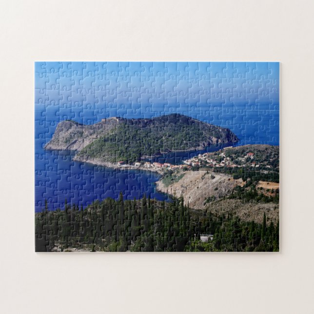 Quebra-cabeça Assos - Kefalonia (Horizontal)