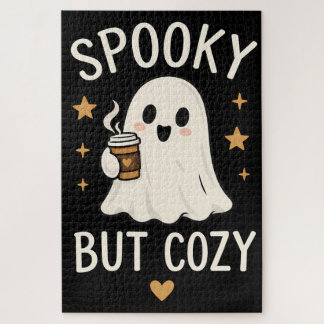 Quebra-cabeça Assustador Mas Aconchegante Fantasma Halloween