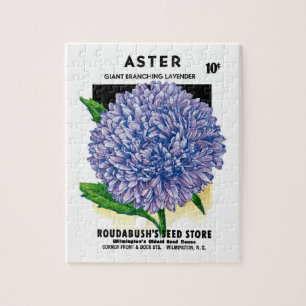 Quebra-cabeça Aster Vintage Seed Packet