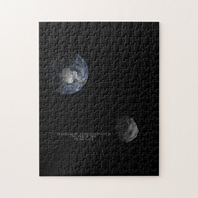 Quebra-cabeça Asteroide 2012 DA14 Passando na Terra Fev. 15, 201 (Vertical)