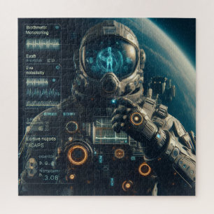 Quebra-cabeça astronauta