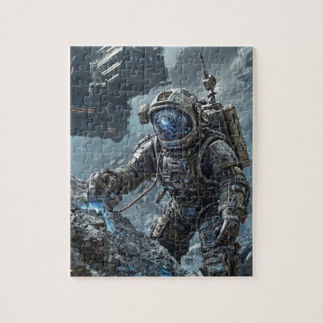 Quebra-cabeça astronauta (Vertical)