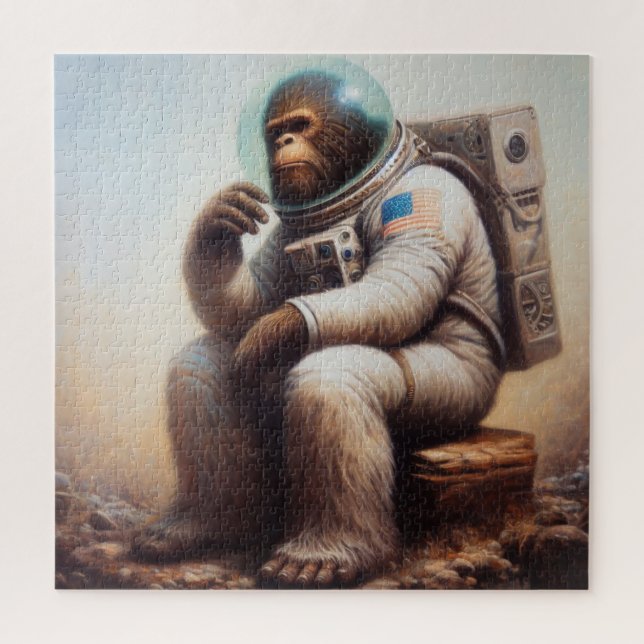 Quebra-cabeça Astronauta Bigfoot (Vertical)