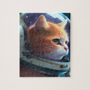 Quebra-cabeça Astronauta de Gato
