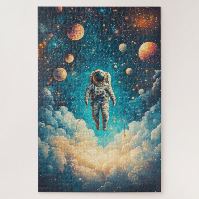 Quebra-cabeça Astronauta Espacial (Vertical)